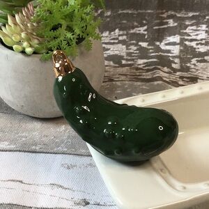 Nora Fleming Christmas Pickle Mini NWT